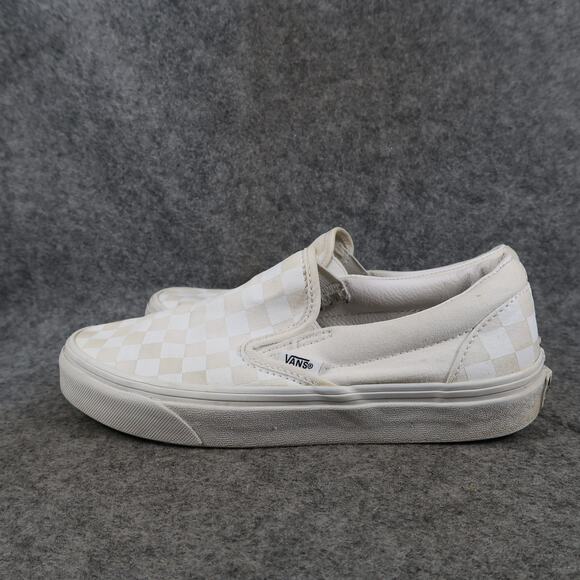 Vans Shoes Womens 7 Classic Slip On Sneakers Checkered Casual Skate Trainers - Picture 4 of 11